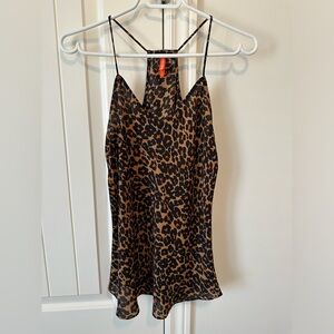 Joe Fresh leopard racerback tank - Size small